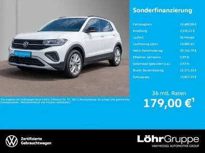 Gebraucht VW T-Cross Goal 116 PS (85 kW) 2025 Pure white SUV