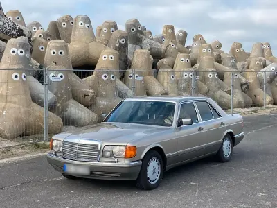 Gebraucht Mercedes 300 SE 180 PS (132 kW) 1989 Gold Limousine
