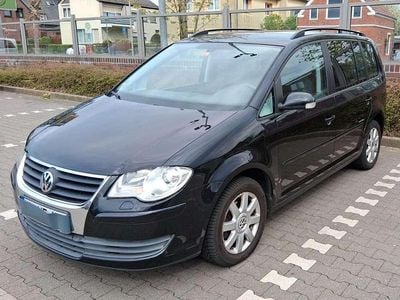 Gebraucht VW Touran 101 PS (74 kW) 2009 Schwarz Van / Kleinbus
