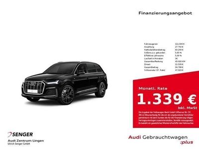 Gebraucht Audi Q7 S-Line 286 PS (210 kW) 2023 Mythosschwarz metallic SUV