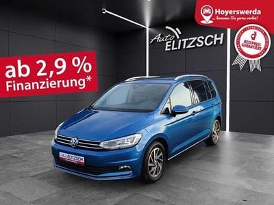 Gebraucht VW Touran Sound 150 PS (110 kW) 2017 Caribbean blue metallic Van / Kleinbus