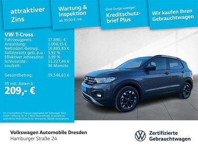 Gebraucht VW T-Cross Life 110 PS (80 kW) 2022 Gold SUV
