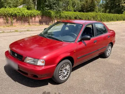 Gebraucht Suzuki Baleno GL 86 PS (63 kW) 1997 Rot Limousine