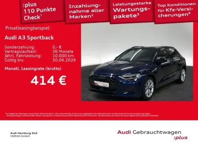 Używany Audi A3 Ambiente 150 KM (110 kW) 2025 Niebieski Sedan/Limuzyna