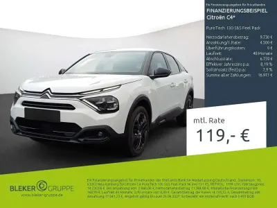 Gebraucht Citroën C4 Feel 131 PS (96 kW) 2023 Weiß Limousine