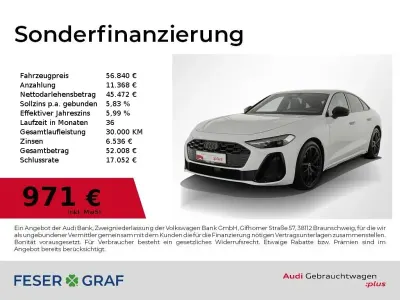 Gebraucht Audi A5 Ambiente 204 PS (150 kW) 2025 Gletscherweiß metallic Limousine