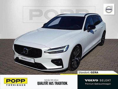 Crystal white pearl / metallic Gebraucht 2021 Volvo V60 R-Design Kombi | 22.980 € (Fairer Preis)