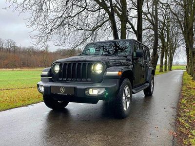 Gebraucht Jeep Wrangler Unlimited Sahara 272 PS (200 kW) 2019 Schwarz SUV
