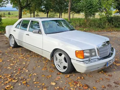 Gebraucht Mercedes S420 AMG 224 PS (164 kW) 1991 Weiß Limousine