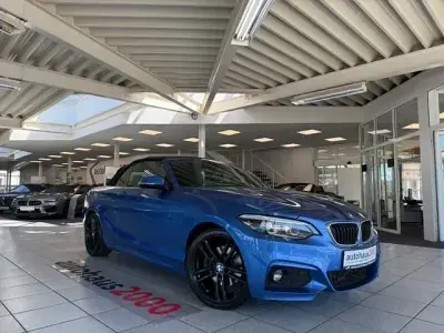 Brugt BMW 220 M Sport 184 HK (135 kW) 2018 Blå Cabriolet