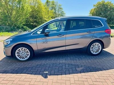Gebraucht BMW 218 Gran Tourer Luxury Line 140 PS (102 kW) 2016 Grau Van / Kleinbus