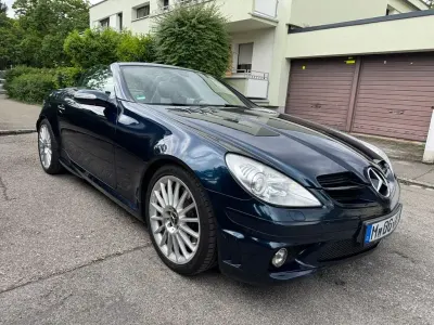 Gebraucht Mercedes SLK55 AMG AMG 360 PS (264 kW) 2005 Blau Cabrio