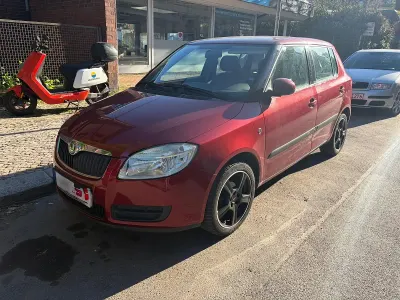 Gebraucht Skoda Fabia 60 PS (44 kW) 2008 Rot Kleinwagen