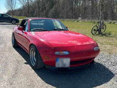Usata Mazda MX5 115 CV (84 kW) 1990 Rosso Cabrio