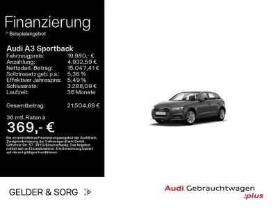 Gebraucht Audi A3 Design 116 PS (85 kW) 2019 Nanograu metallic Limousine