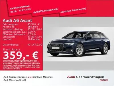 Gebraucht Audi A6 Advanced Plus 299 PS (219 kW) 2025 Firmamentblau metallic Kombi