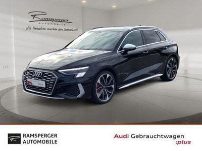Schwarz (mythosschwarz metallic) Gebraucht 2024 Audi S3 Ambiente Limousine | 42.880 € (Fairer Preis)