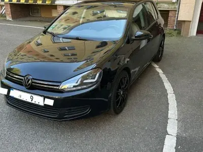 Gebraucht VW Golf VI Trendline 80 PS (58 kW) 2009 Schwarz Kleinwagen