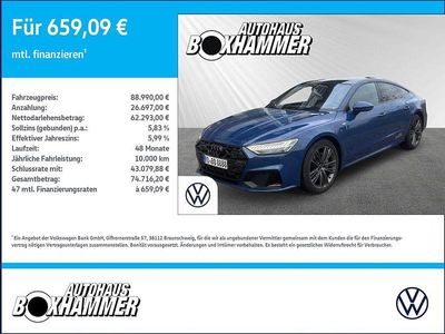 Blau Gebraucht 2025 Audi A7 S-Line Limousine | 88.990 €