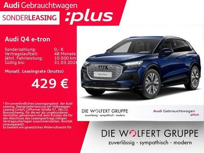 Navarrablau metallic Gebraucht 2025 Audi Q4 e-tron Sport SUV | 46.884 € (Guter Preis)