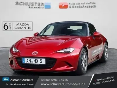Second-hand Mazda MX5 Exclusive-Line 132 CP (97 kW) 2025 Roșu Cabrio