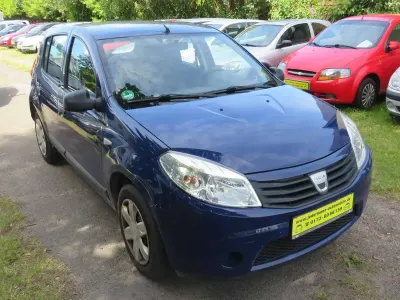Gebraucht Dacia Sandero Ambiance 75 PS (55 kW) 2009 Dacia blau marine Kleinwagen