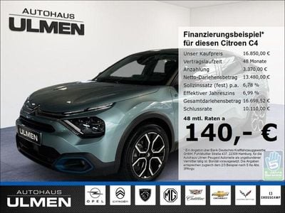Blau Gebraucht 2023 Citroën e-C4 Feel Limousine | 16.850 € (Superpreis)