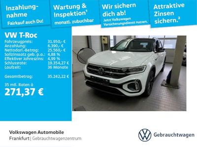 Usado VW T-Roc R-line 190 HP (139 kW) 2022 Branco SUV