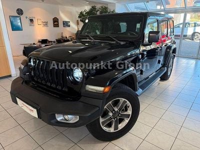Gebraucht Jeep Wrangler Unlimited Sahara 200 PS (147 kW) 2018 Schwarz SUV