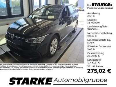 Gebraucht VW Golf VIII Life 116 PS (85 kW) 2023 Schwarz (deep black perleffekt) Kombi