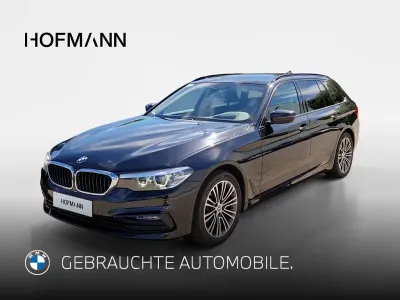 Gebraucht BMW 520 Sport Line 190 PS (139 kW) 2019 Saphirschwarz metallic Kombi