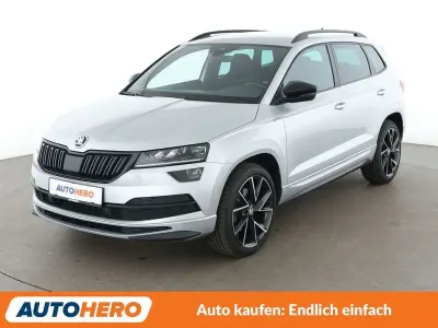 Gebraucht Skoda Karoq SportLine 190 PS (139 kW) 2020 Silber SUV