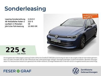 Anemonenblau metallic Gebraucht 2025 VW Golf Goal Limousine | 27.801 € (Guter Preis)