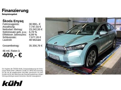 Silber Gebraucht 2022 Skoda Enyaq iV SUV | 30.400 € (Fairer Preis)