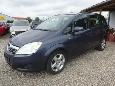 Gebraucht Opel Zafira Edition 120 PS (88 kW) 2008 Blau Van / Kleinbus