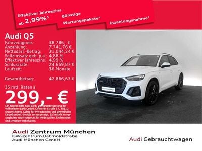 Gebraucht Audi Q5 Ambiente 367 PS (269 kW) 2022 Gletscherweiß metallic SUV