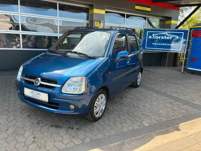 Occasion Opel Agila 75 ch (55 kW) 2003 Bleue Monospace