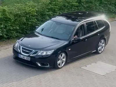Brugt Saab 9-3 Aero 280 HK (205 kW) 2008 Sort Stationcar
