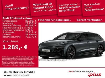 Gebraucht Audi A6 e-tron Performance 269 kW (367 PS) 2025 Daytonagrau perleffekt Kombi