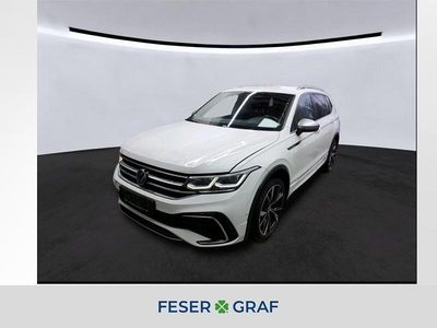 Pure white Gebraucht 2022 VW Tiguan Allspace R-line SUV | 32.950 € (Fairer Preis)