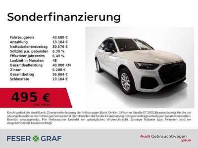 Gebraucht Audi Q5 Sportback Ambiente 204 PS (150 kW) 2023 Gletscherweiß metallic SUV