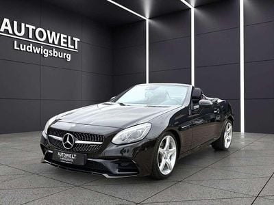 Gebraucht Mercedes SLC250 AMG line 204 PS (150 kW) 2017 Obsidianschwarz Cabrio