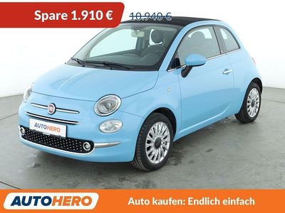Gebraucht Fiat 500C Lounge 69 PS (50 kW) 2016 Blau Cabrio