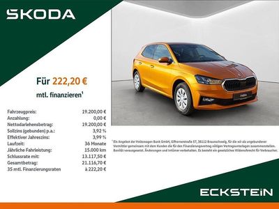 Phoenixorange metallic Neu 2025 Skoda Fabia Essence Limousine | 20.180 € (Fairer Preis)