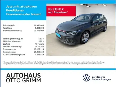 Gebraucht VW Golf VIII GTI 245 PS (180 kW) 2023 Grau Limousine