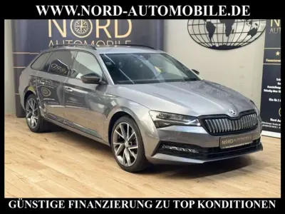 Gebraucht Skoda Superb SportLine 218 PS (160 kW) 2021 Grau Kombi