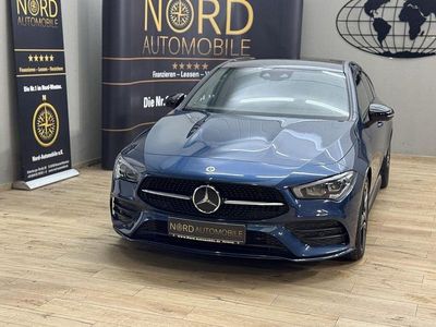 Denimblau metallic (metallic) Gebraucht 2021 Mercedes CLA200 Shooting Brake AMG Kombi | 28.400 € (Etwas zu teuer)