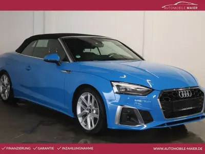 Gebraucht Audi A5 Cabriolet S-Line 163 PS (119 kW) 2021 Blau Cabrio