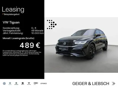 Gebraucht VW Tiguan R-line 200 PS (147 kW) 2024 Schwarz SUV
