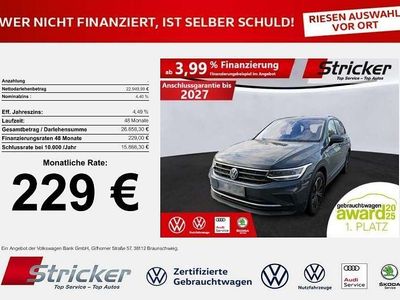 Delfingrau metallic (metallic) Gebraucht 2022 VW Tiguan Active SUV | 22.949 € (Superpreis)
